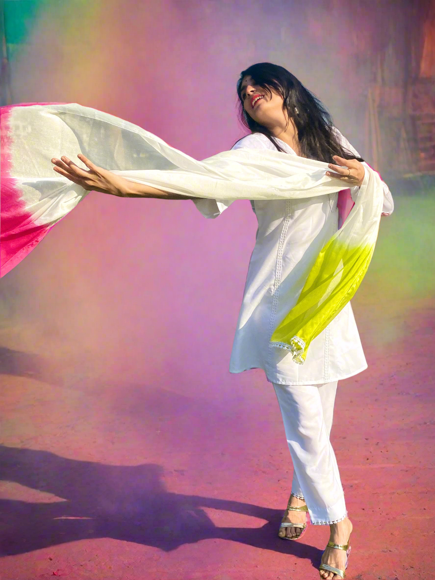 casual holi dress for women Festive-Ready Styles to Shop: Holi Chic Women's Special Dresses for a Colorful Celebration