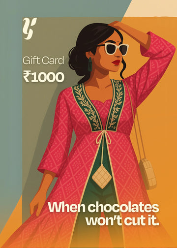 ₹ 1000 - Youthnic Rakhi Gift Card