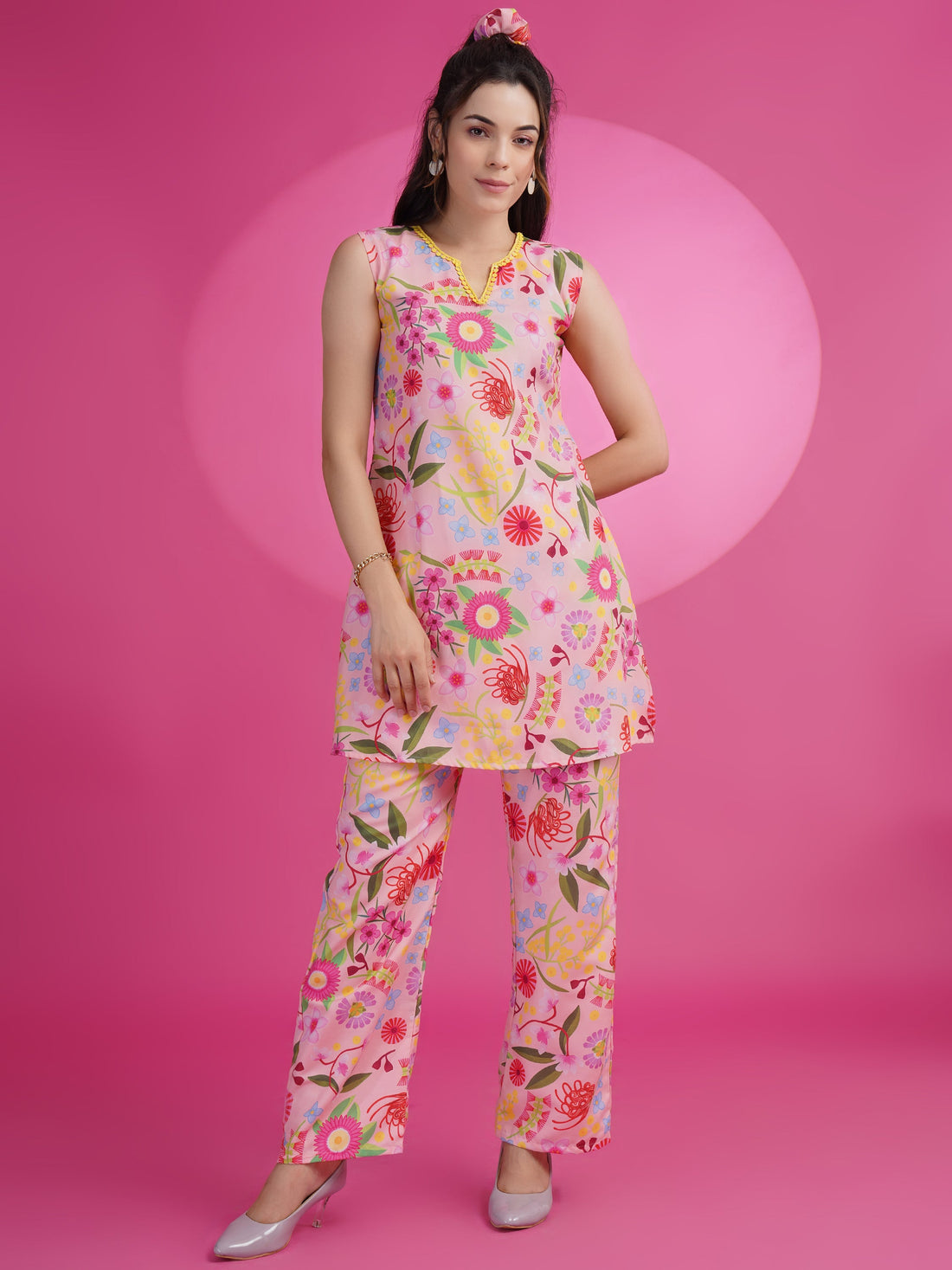 Youthnic Coords A-line Printed Co-ords Set For Women