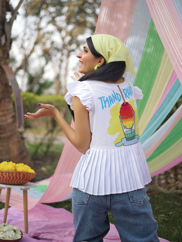 Youthnic Women's Summer special White Top